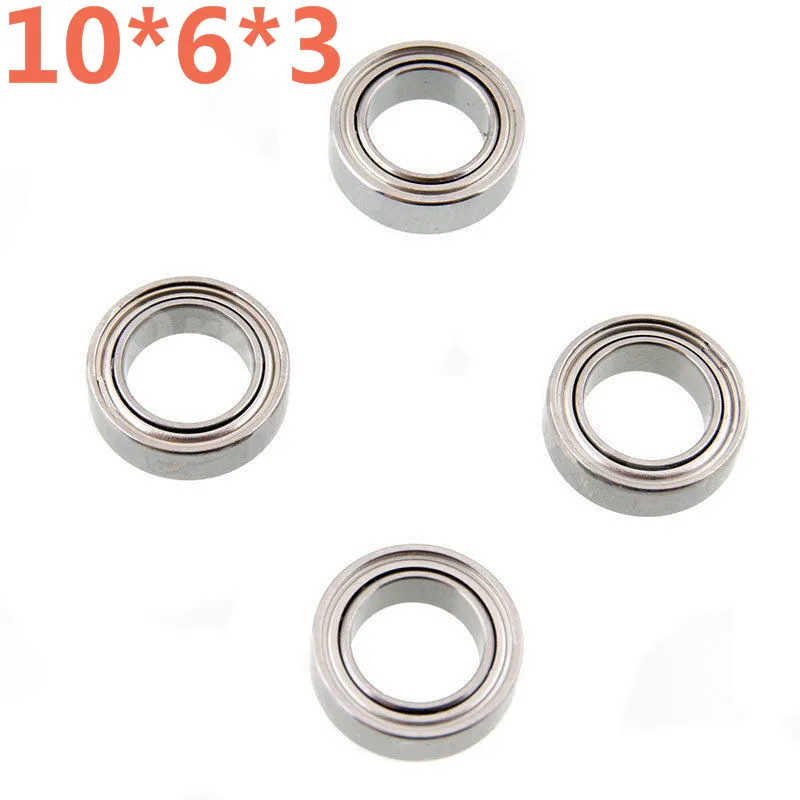 1/18 Scale Models Remote Control Cars Upgrade Parts 10*6*3mm Ball Bearings Upgrade Parts for HSP RC Cars 580043