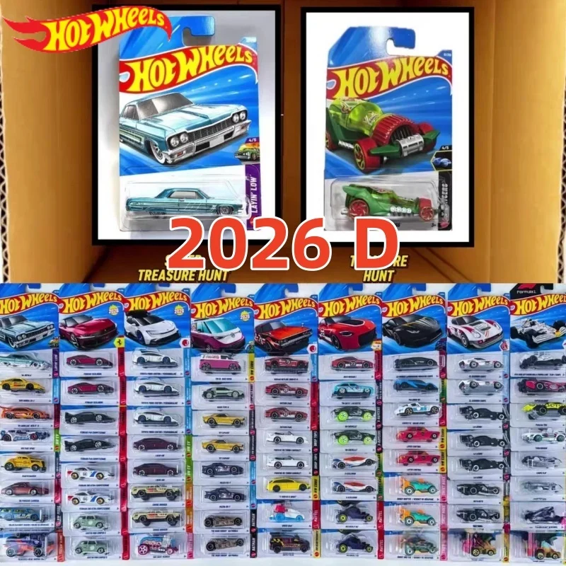 New Mattel Hot Wheels 1/64  2026 D Case  Ferrari 12cilindri Impala El Segundo Coupe Visa Cash App Racing Bulls Formula One Team