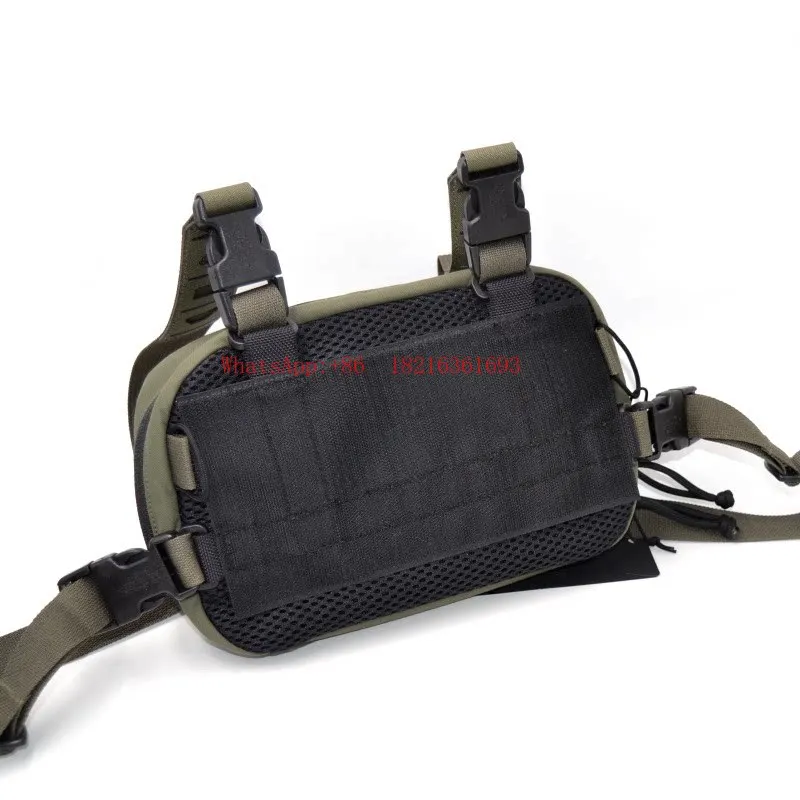 RF-1 Chest Bag, Special for Summer Air-permeable Cushion, Independent Hanging Plate, Rubber Shock-absorbing Pad, Back Plate