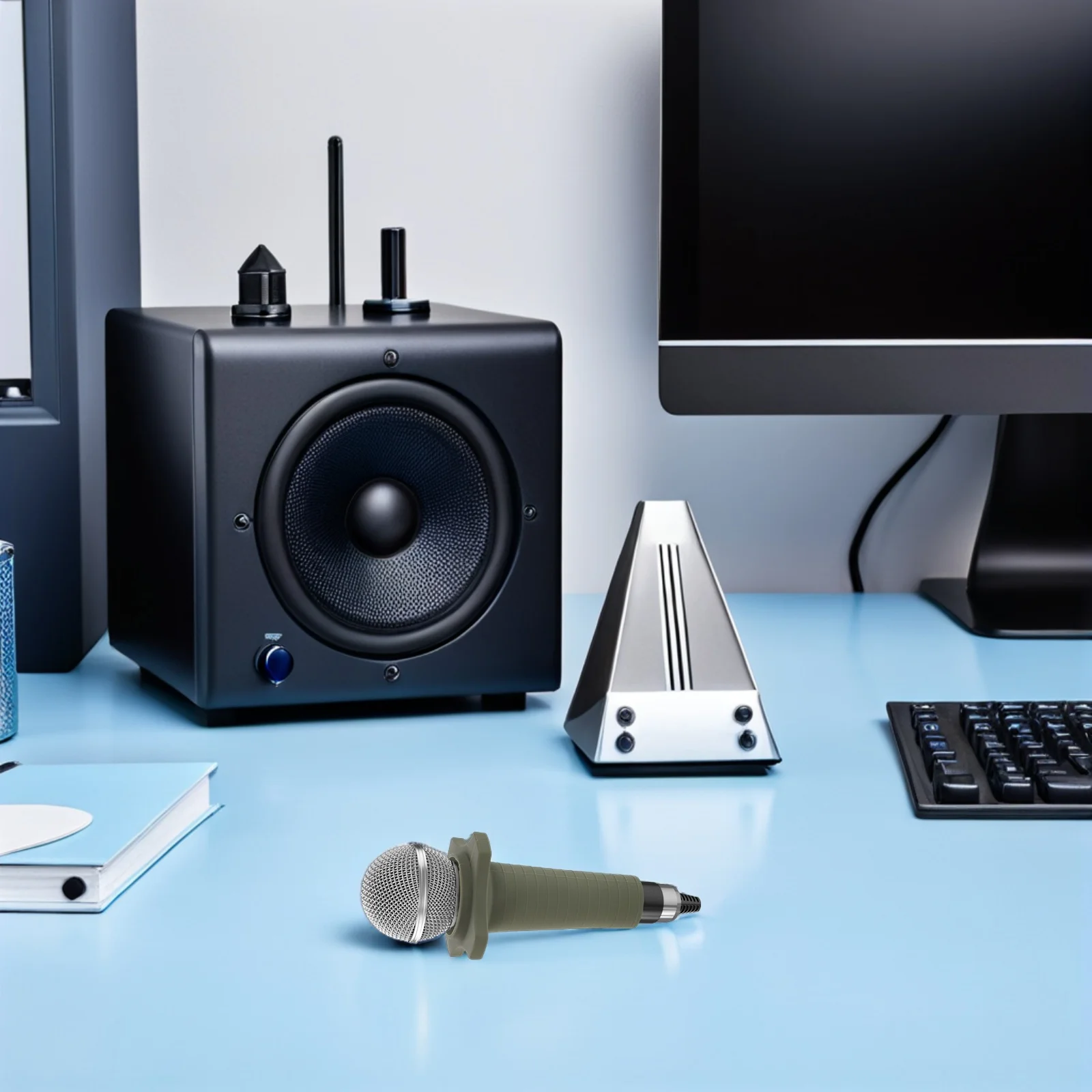 

Silicone Mic Handle Sleeve Dustproof Waterproof Cover For Microphone Noise Reducing Durable Performance