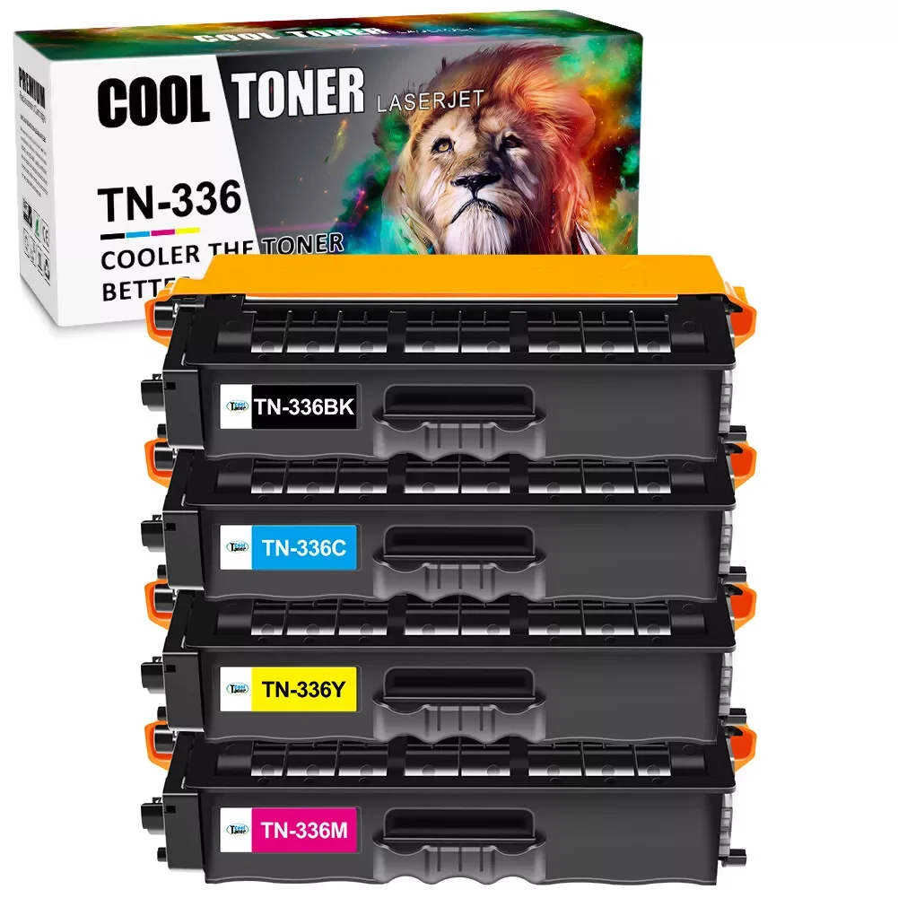 4PK Toner Compatible with Brother TN-336 TN336 HL-L8350CDW MFC-L8850CDW L8600CDW