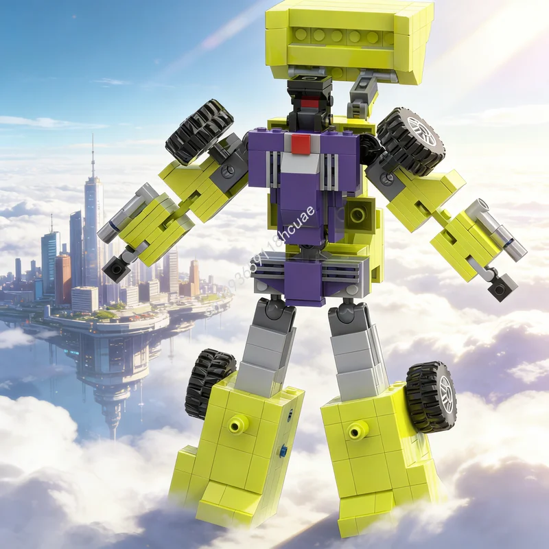 

328pcs MOC Icons Scrapper Transformers Model Building Blocks Construction DIY Toy Creative Idea Christmas Gifts Education Brick