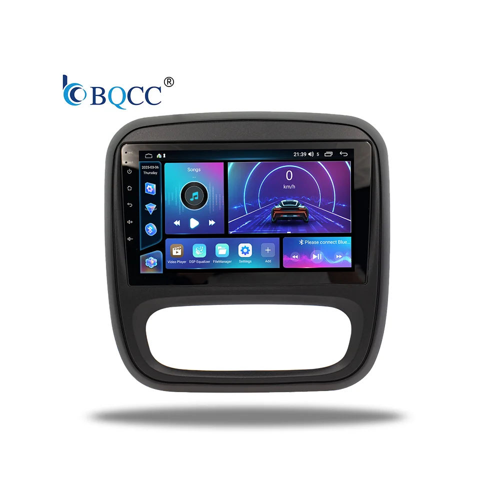

Автомагнитола BQCC 9" Quad Octa Core Android с Carplay, WIFI, GPS, 4G, BT для Renault Opel Vivaro 2019-2024