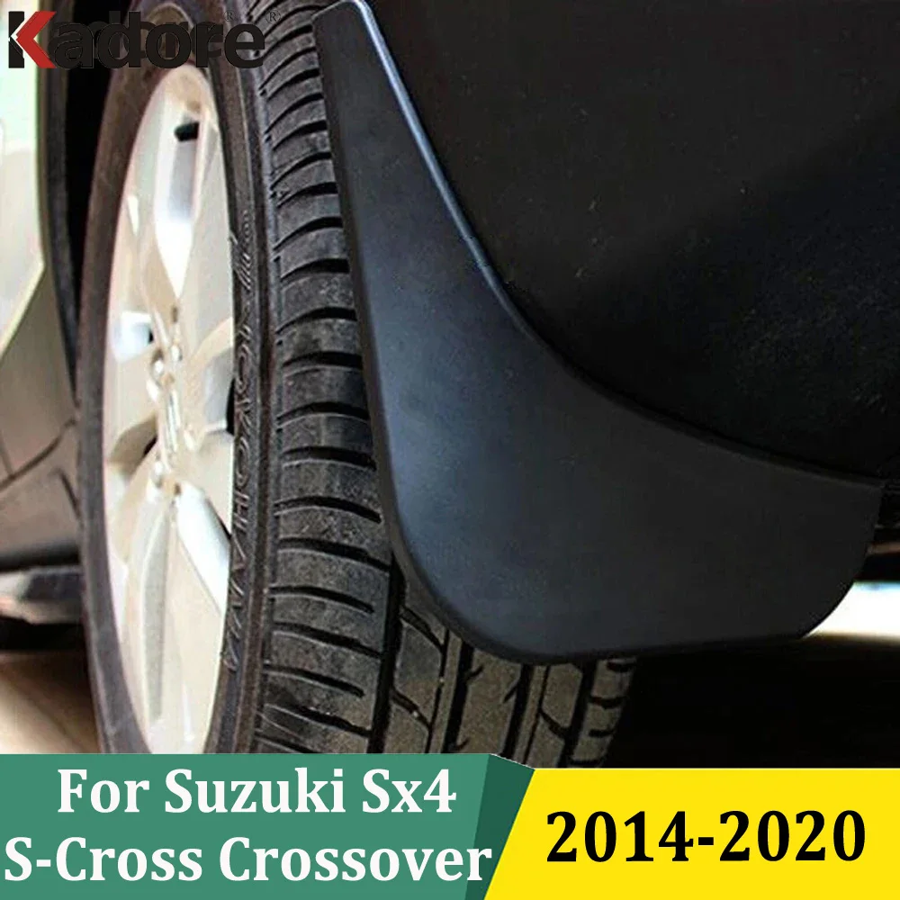 Guardabarros para Suzuki Sx4 S-Cross 2014 2015 2016 2017 2018 2019 2020, Protectores Contra Salpicaduras, Guardafangos