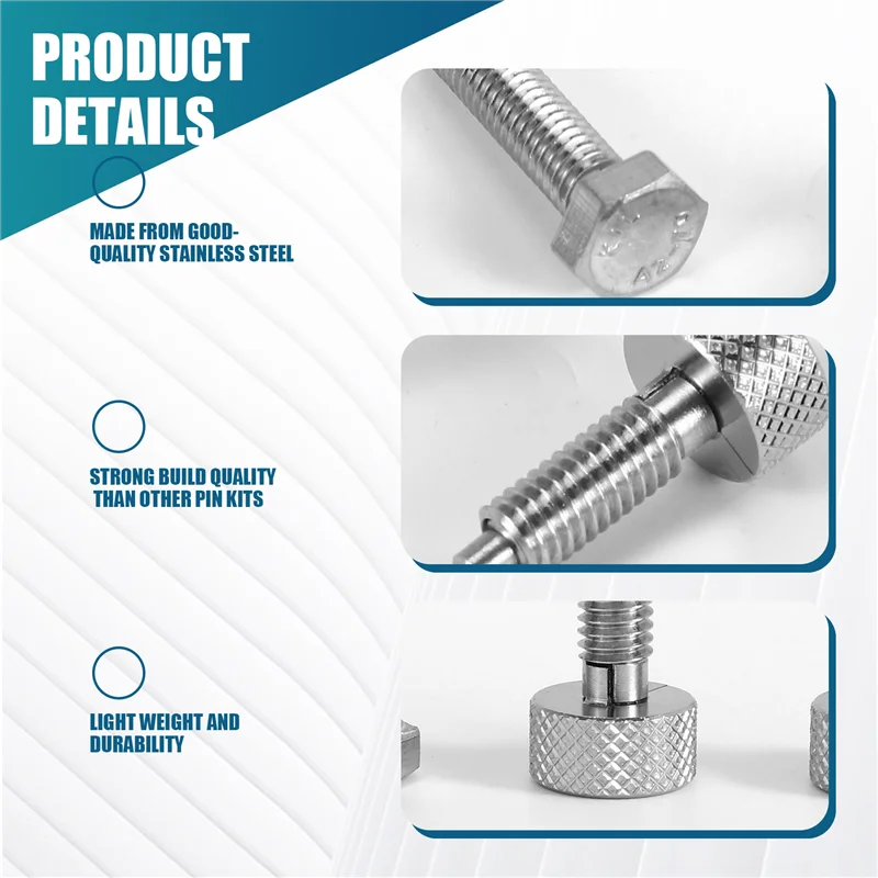 AEE4-handvat gereedschap Quick Release Pins Kit vervangende onderdelen accessoires voor PACKOUT rollende gereedschapskist