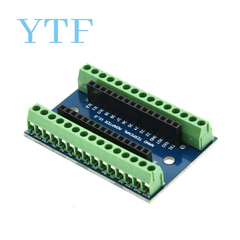 

1pcs NANO 3.0 Controller Terminal Adapter For NANO Terminal Expansion Board For Arduino Nano Version 3.0