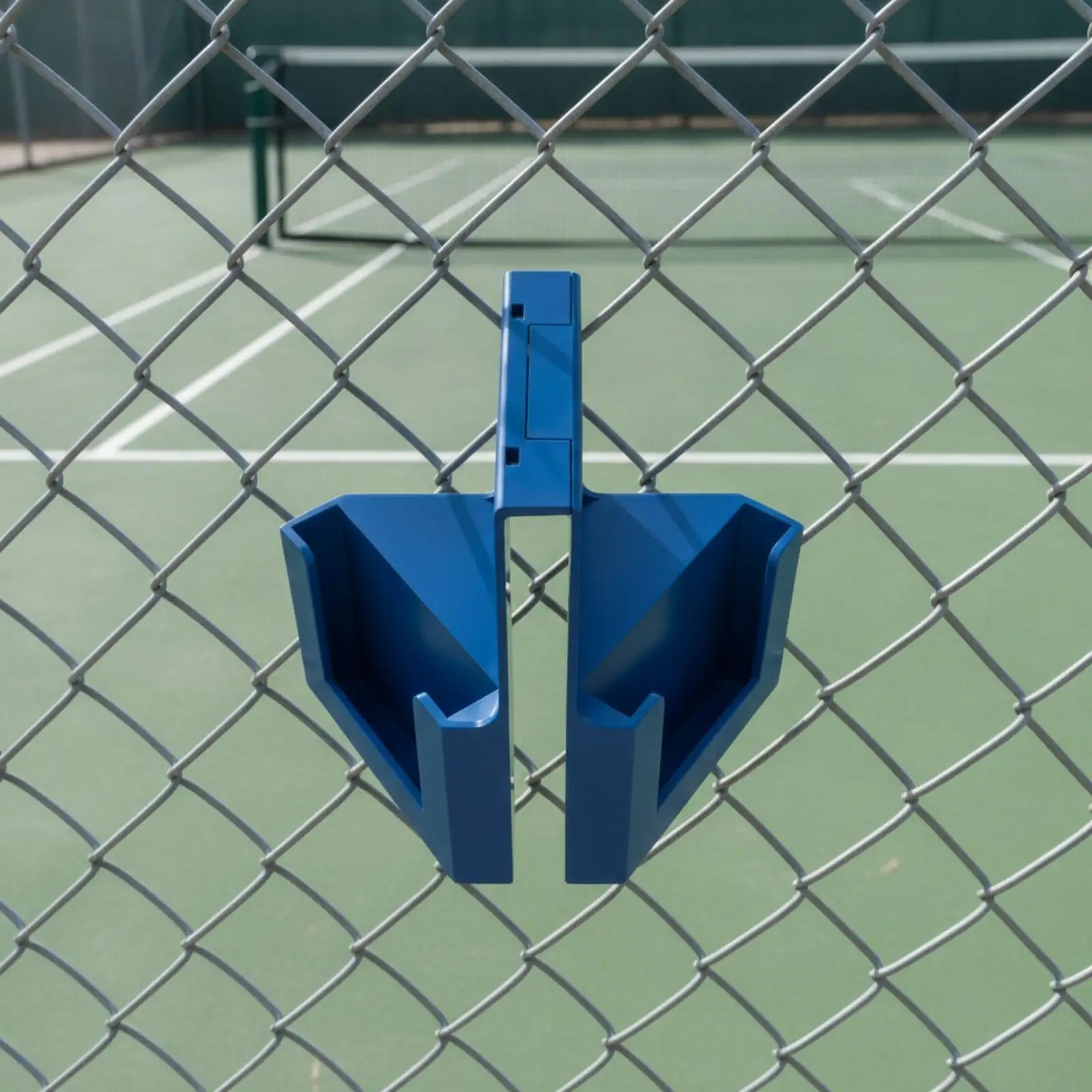 Sports Phone Holder for Tennis Net Badminton Net Double Camera Mount Compact ABS Design for Smartphone Filming