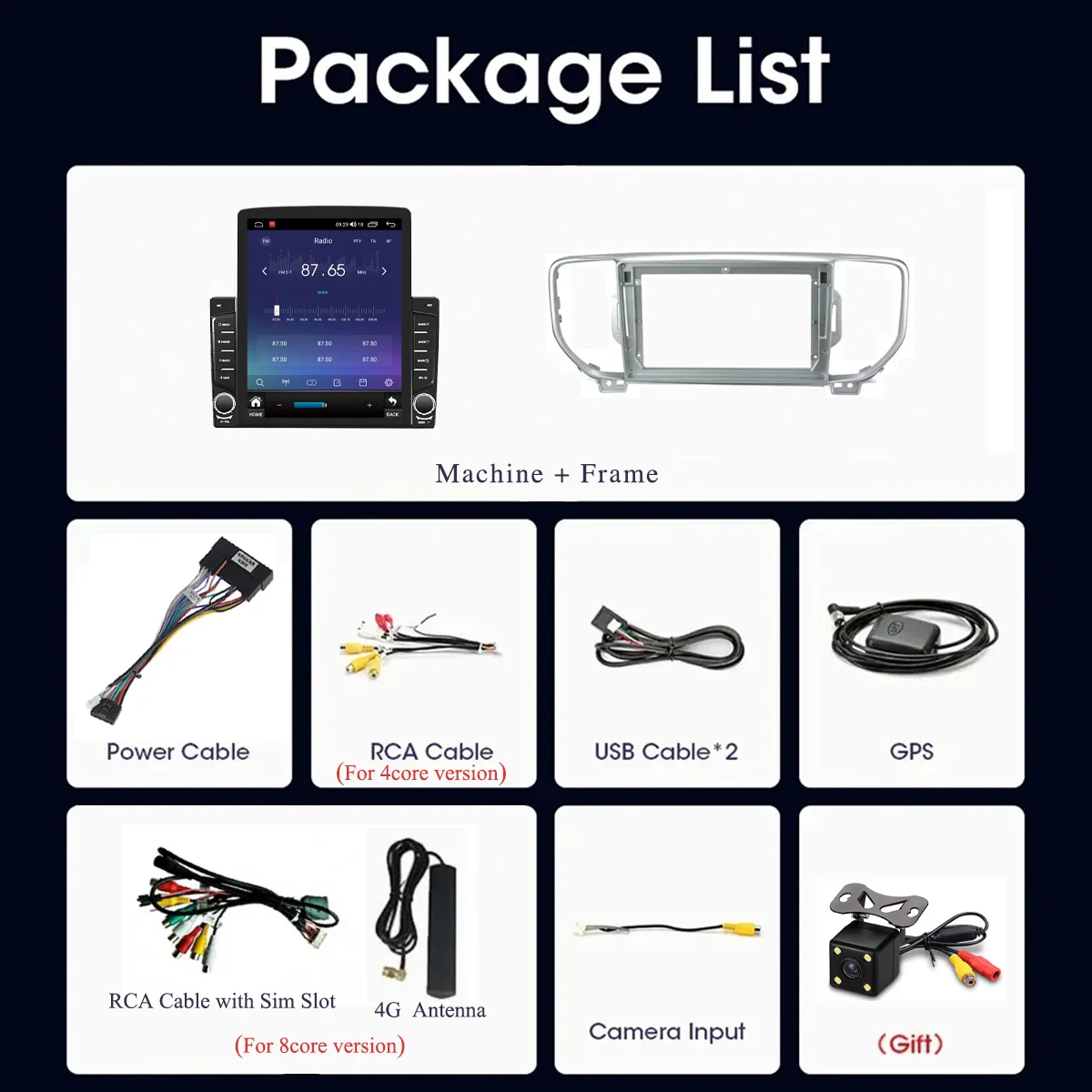 9.7’’ Car Autoradio For Kia Sportage KX5 2016 2017 2018 GPS Navigation Car intelligent system Carplay Android Auto Video Music