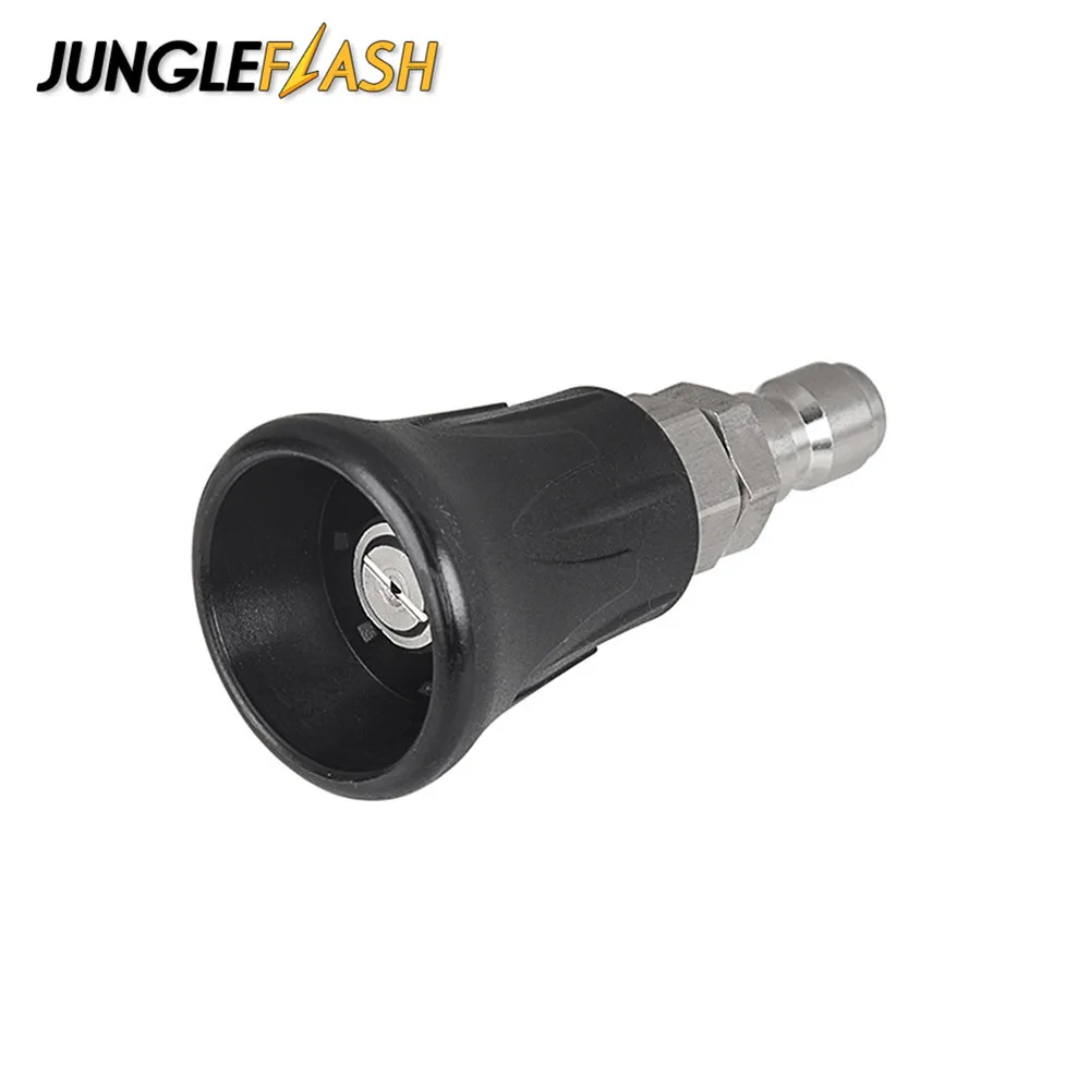 JUNGLEFLASH Car Accessories High Pressure Cleaner Nozzle 1/4” Pressure Water Gun Car Washing Spray Nozzle 025/030/035/040/055