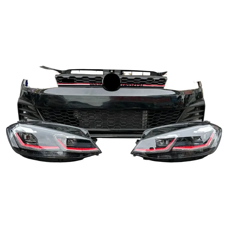 For VW Golf7 Gti 2020 Front Bumper with Headlights Car Parts Car Body Kit Auto Accessories Original Quality Car Bumpers