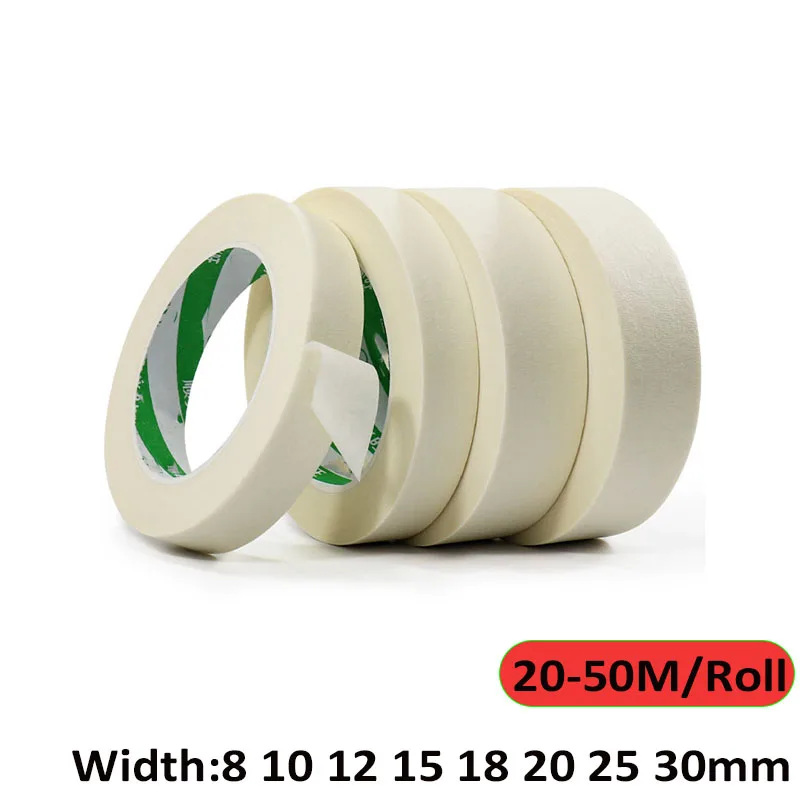 

20-50M/Roll Masking Paper Tape Watercolor Painting Decoration Masking Special Hand Tear Traceless High Temperature Resistant