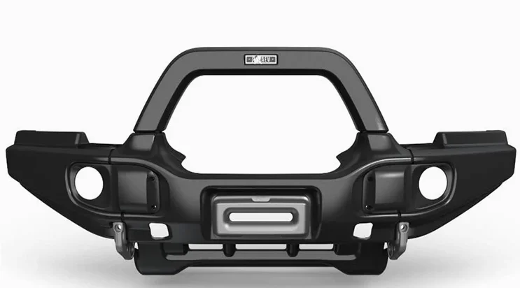 Suitable for 07-18 Wrang ler JK modification of AEV front and rear bumper  spare tire rack