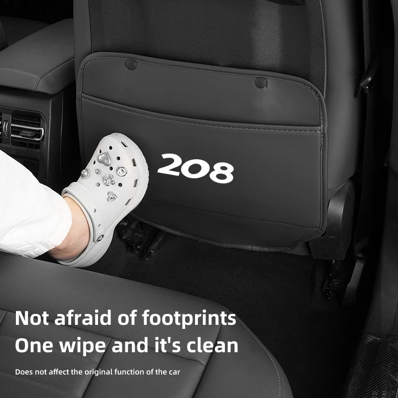 

Car Anti-kick Pad Auto Backseat Anti Scratch Protector Cover For Peugeot 2008 3008 307 308 206 207 208 407 508 5008 106 107 205