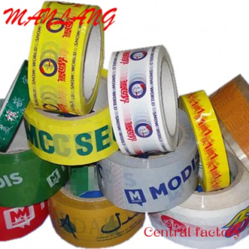 Custom Low Moq Custom bedruckte Klebeband rollen selbst klebendes Verpackungs band mit Logo