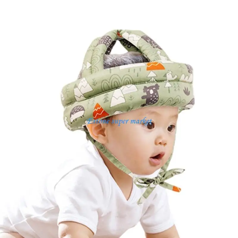090B Baby Toddler Safety Helmets Soft Adjustable Head Protector Infant Walking Protective Hat for Infants Learning to Walk