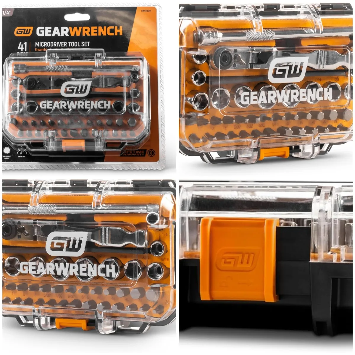 

41 Piece 1/4' Drive Ratchet MicroDriver Set | GWMBS41