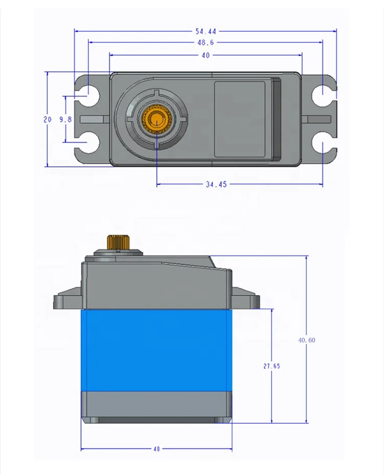 TD8320MG TD8325MG 20KG 25KG High Torque Coreless Motor Servo Waterproof Digital 180 Degree Servo With Remote Control
