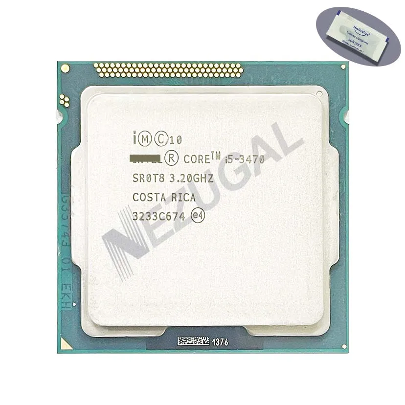 معالج معالج CPU رباعي النواة ، I5 ، SR0T8 ، up up up our Ghz ، 6M ، 77W ، LGA1155