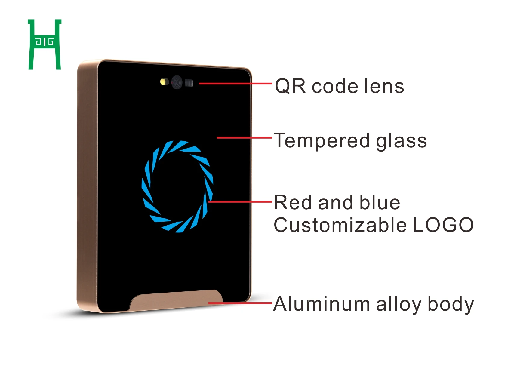 QR-Code, 14443A,M1 S50 ,NFC,RFID,EM,Card Reader,Custom Made HID(Iclass), Access Control，Output RS485/RS232 , Wiegand26/34,  OEM