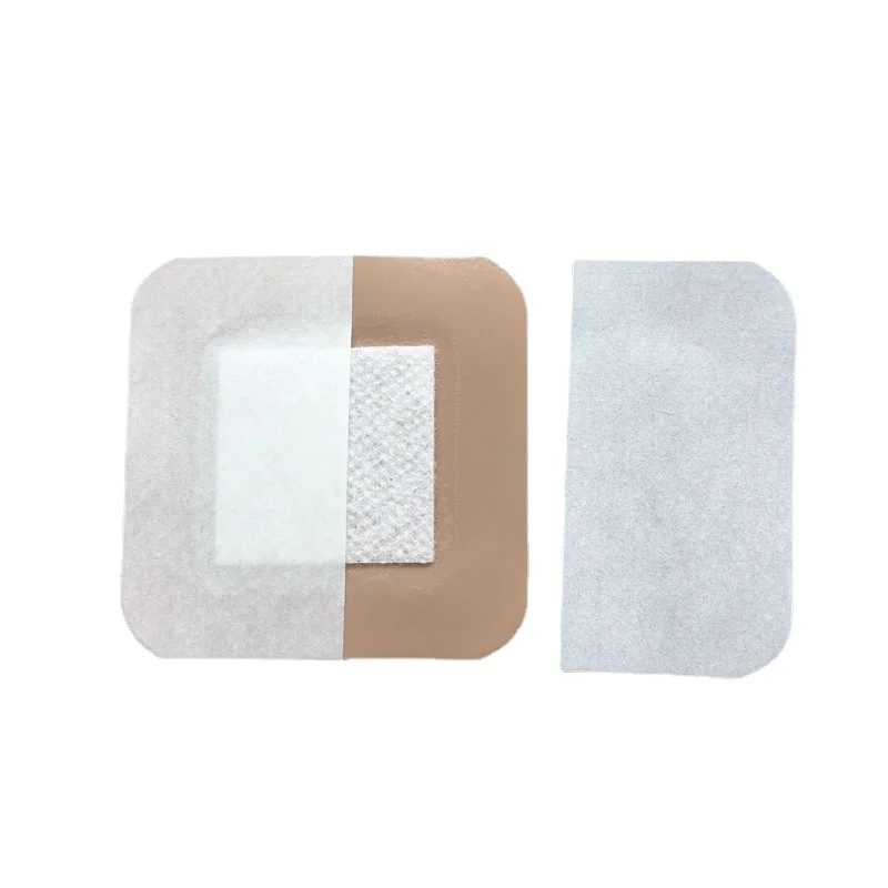 

50pcs/set Skin Color Band Aid Square Shape Wound Plaster Waterproof First Aid Adhesive Bandage 3.8*3.8cm Skin Patch Medical Tape