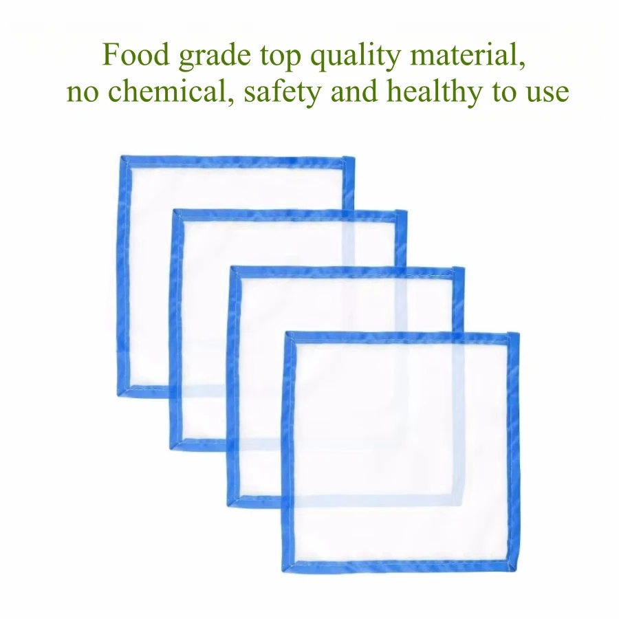 10PCS 25 Micron Herbal Hash Bubble Ice Bag Pressing Screens Essential Component for the Drying Process