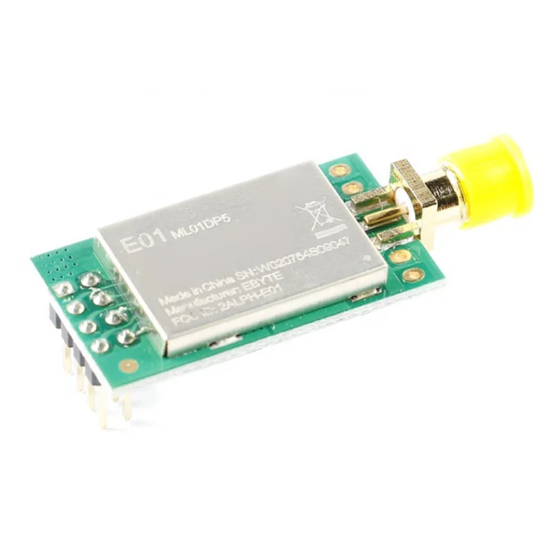 【الضرورة】2X E01-ML01DP5 NRF24L01P+PA+LNA 2.4G وحدة إرسال واستقبال لاسلكية 2500M وحدة التحكم عن بعد RF اللاسلكية