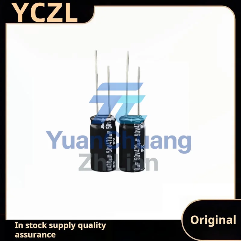 20PCS new original imported genuine 50v470uF electrolytic capacitor PX series volume 10*20mm