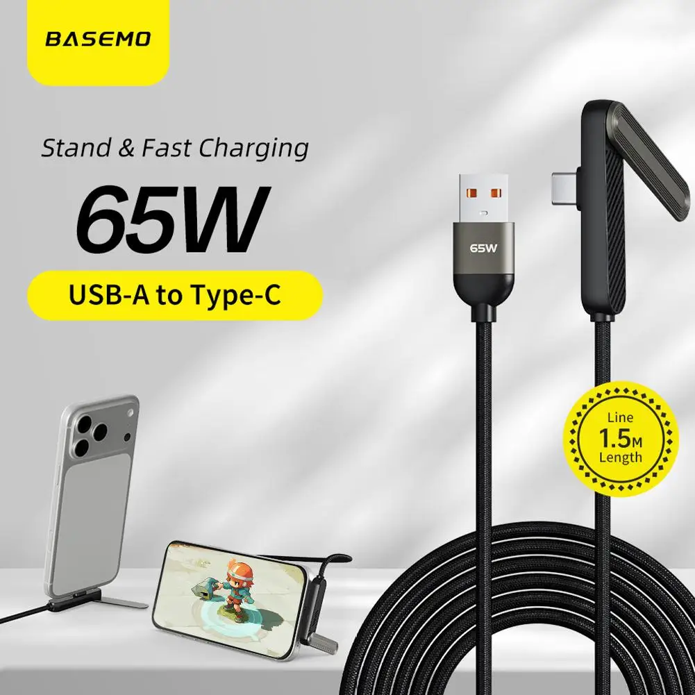 For Basemo 65/240W Invisible Holder Charger Intelligent Fast Charging Data Cable Mobile Phone And Tablet Folding Stand