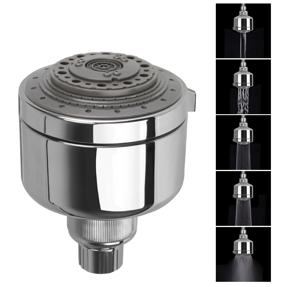 Bathroom Accessories Water-Saving Multifunction Pressurized Full Function Rotating Top Sprinkler Shower Head