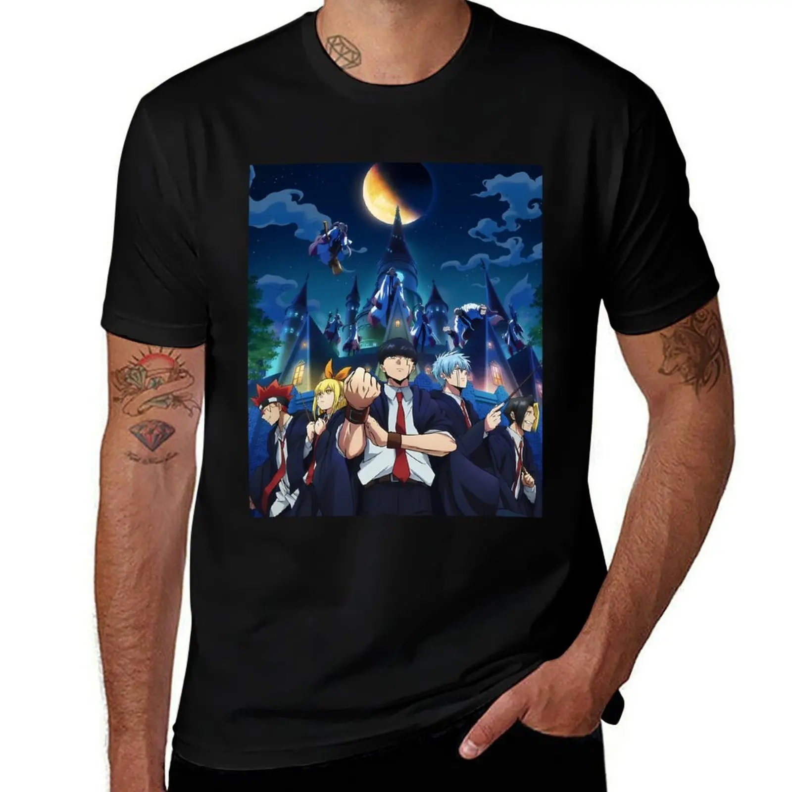 

Mashle: magic and muscles T-Shirt t shirts for man pack cotton t shirt man luxury man t shirt designer T-shirt
