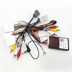 For Nissan NP300/Qashqai j10 / X-Trail /Navara /Kicks  /Pulsar c13 /March / Rogue Android Canbus Box NS-SS-04A16 Pin Power Cable