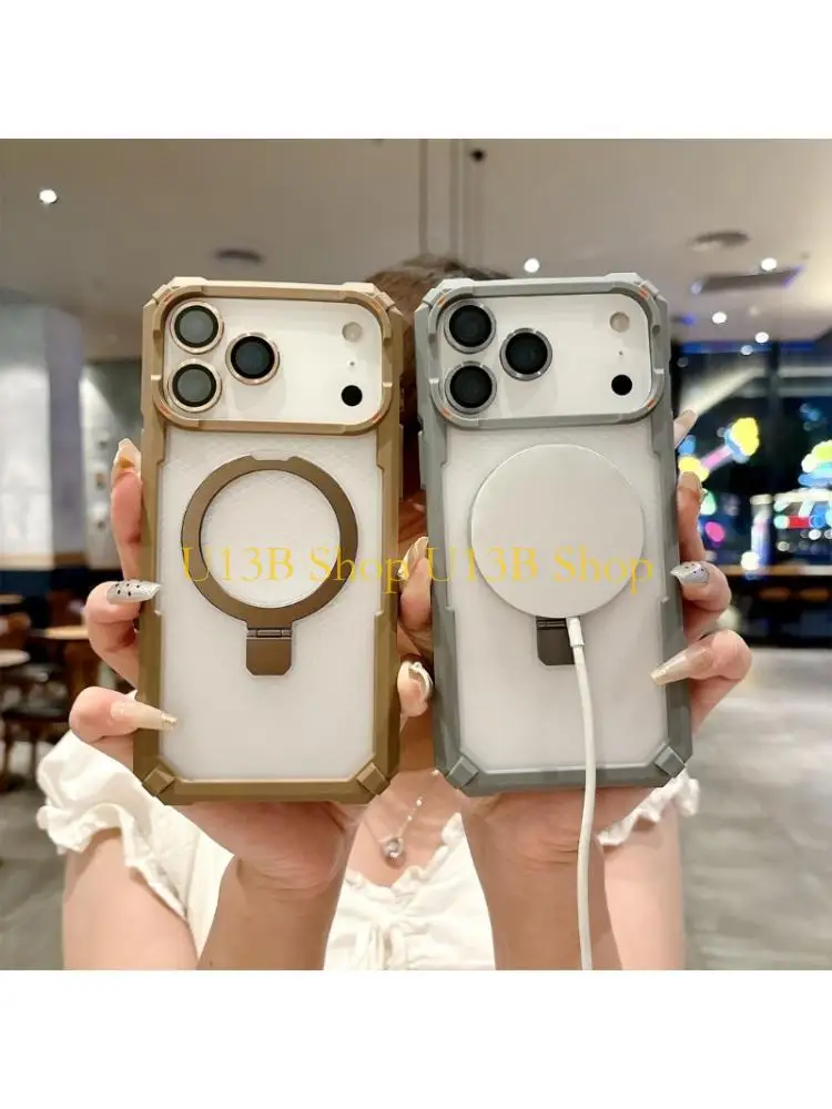 U13B Drop Resistant Multiple Kickstand Protective Cover Anti Fingerprint For Smartphone Edging Guard Technology
