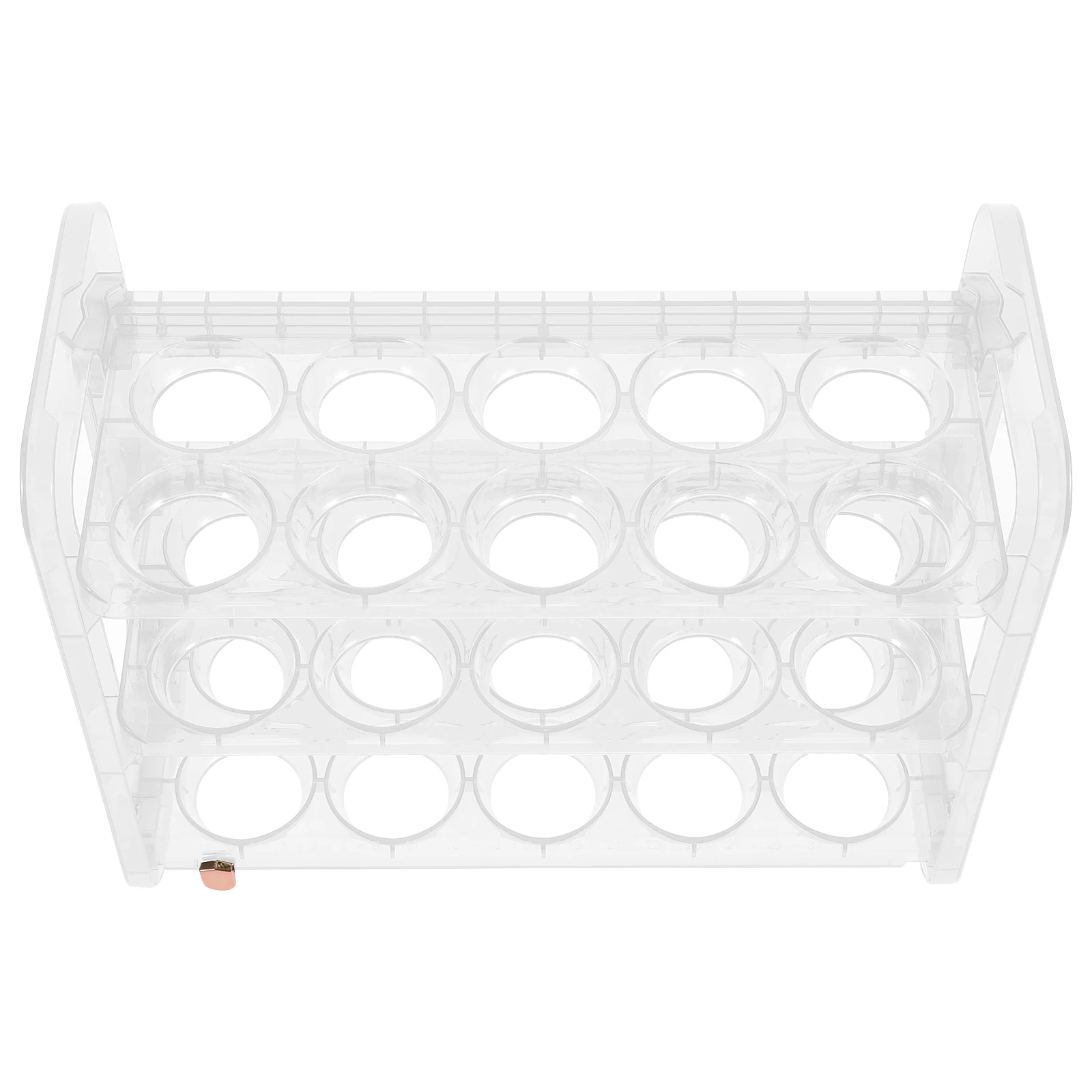 

Egg Storage Rack Organizer Stand Racks for Fridge Holder Space Saving Eggs Holders Kitchen Refrigerator Door Side