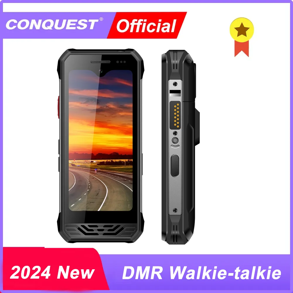 2024 New CONQUEST-F3  2024 Unlocked 4G Dual SIM Rugged Mobile Phone Support  Cellphones with Strong Flash