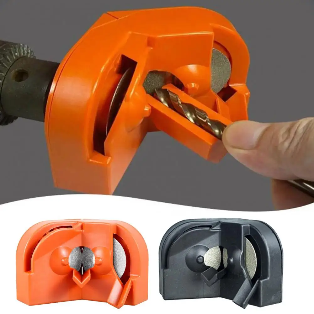 Lightweight Bit Sharpener Tool Drill Bit Sharpener Tool with Dual Grinding Wheels Heavy Duty Portable Electric Grinder for Drill