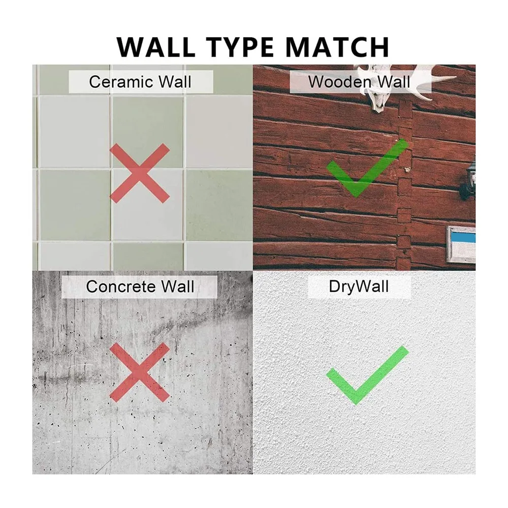 

VELIF-68 Pcs Picture Frame Hanging Hooks For Wall Mount, Photo Hangers Kit, D Ring & Serrated Hooks With Screws