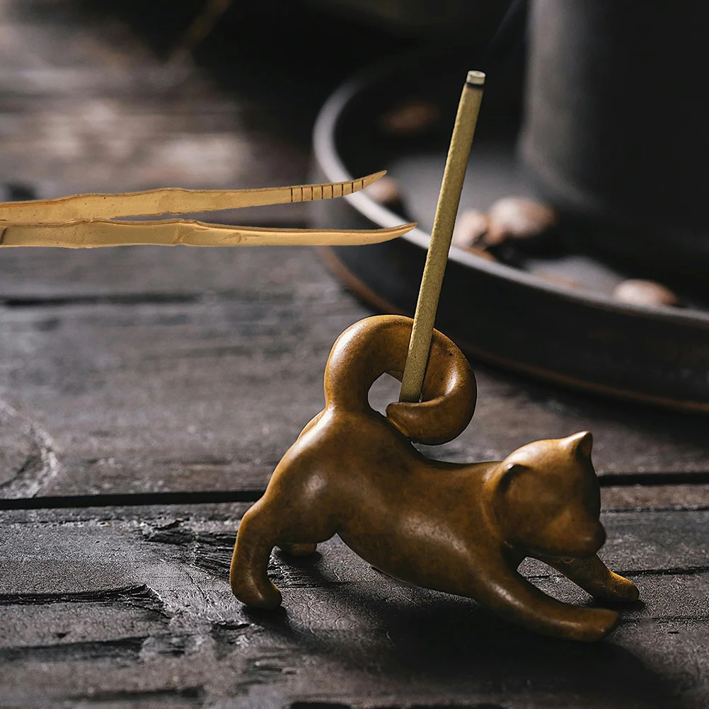 

2Pcs Vintage Brass Incense Tongs Embossed Design Long Tweezers for Charcoal Handling Church Ceremonies Incense Burner