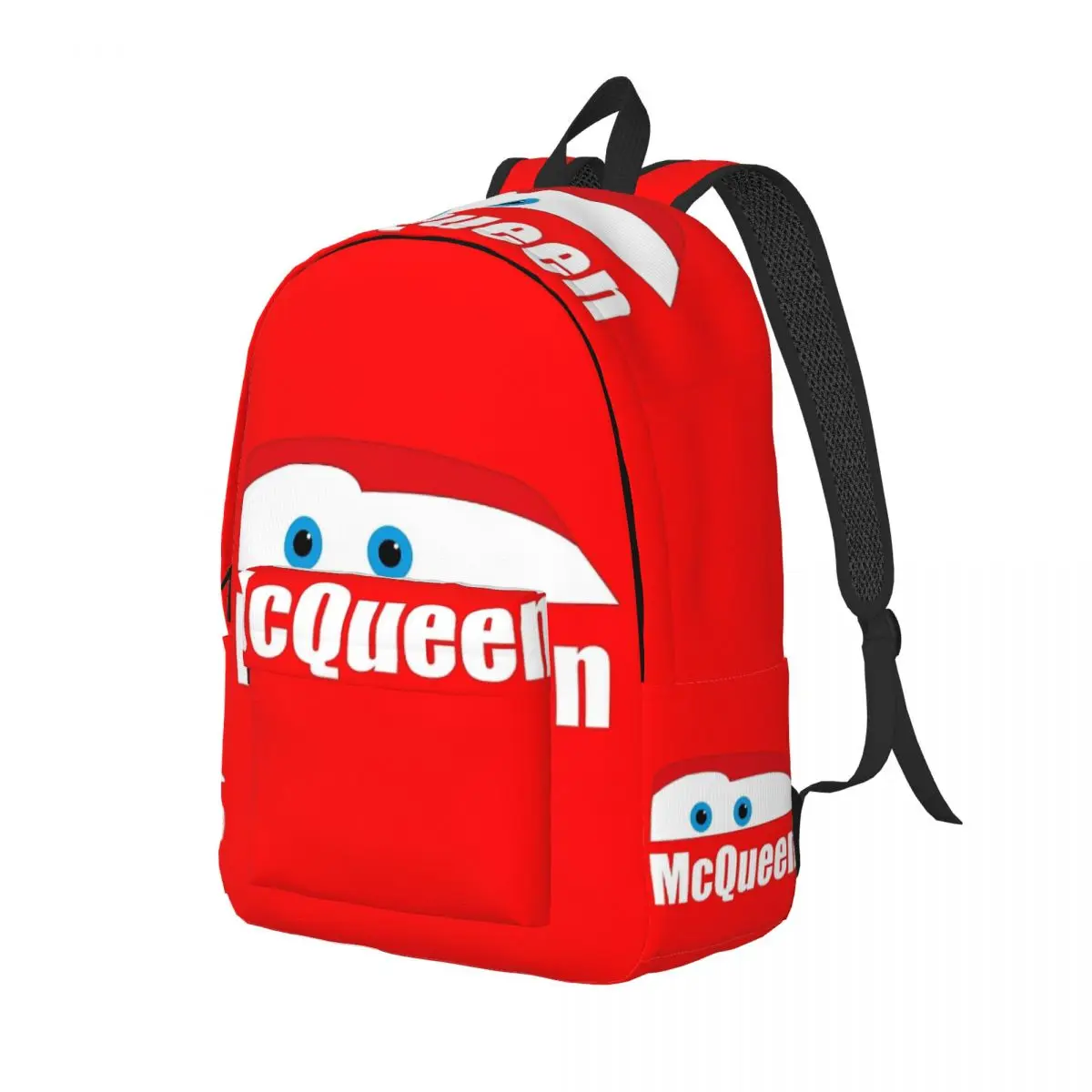 Lightning McQueen Pixar Cars Fashion Backpack Outdoor Student Hiking Travel Daypack for Men Women College Canvas Bags