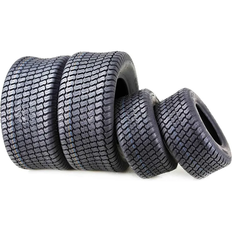 WANDA Lot de 4 pneus pour tondeuse à gazon 16 x 6,5-8 et 23 x 10,5-12 4 PR