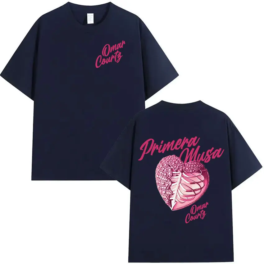 Rapper Omar Courtz Primera Musa 2025 Heart Graphic T-shirt Mens