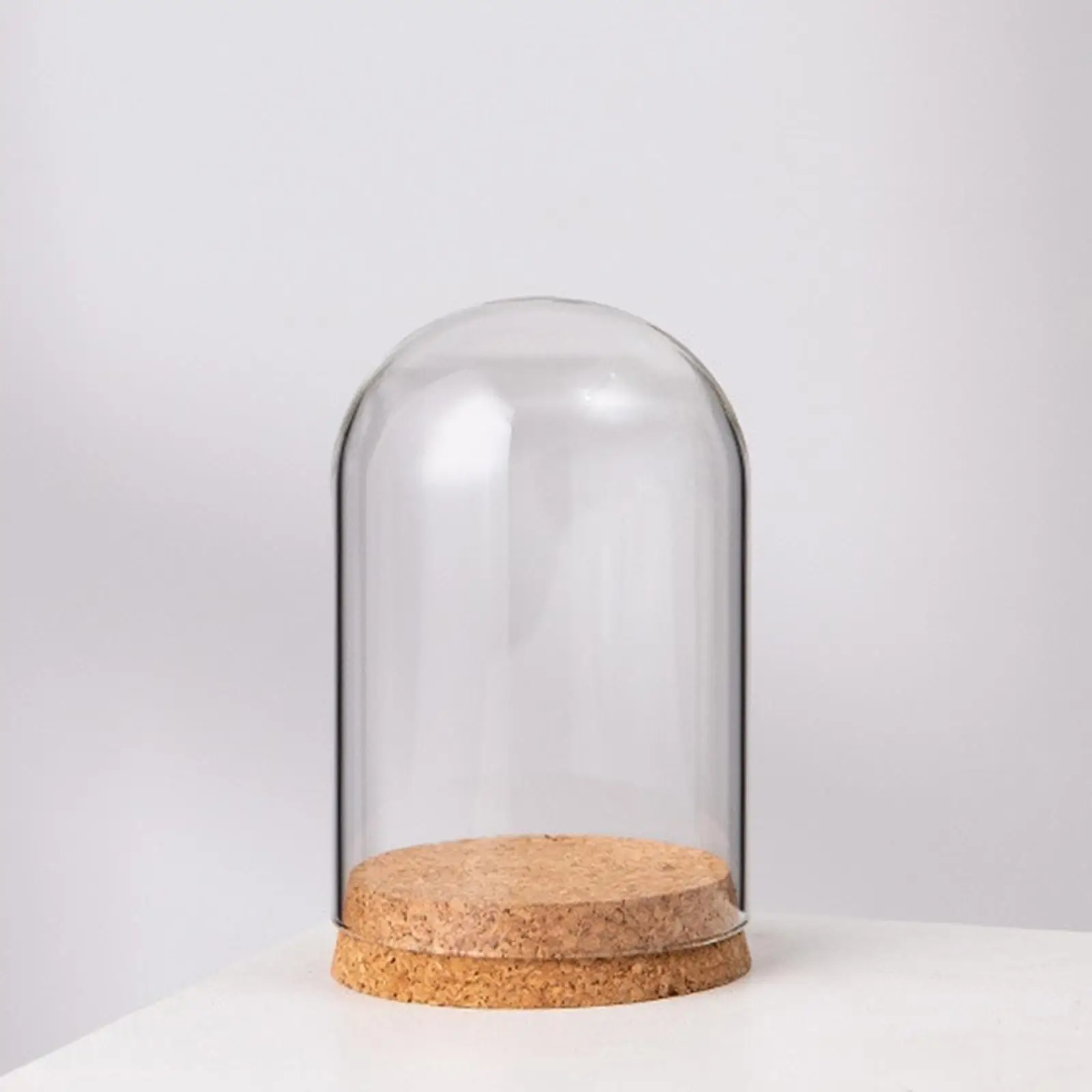 Cloche Bell Jar Display Dome Case DIY Container Ornament Dome Cloche Cover for Party Desktop Home Office Decoration