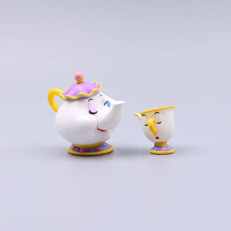 Cute Movie Beauty And The Beast Cogsworth Mr Clock Miniature Collectible Tide Play Fashion Toys Hobby Model Kids Gifts view 3