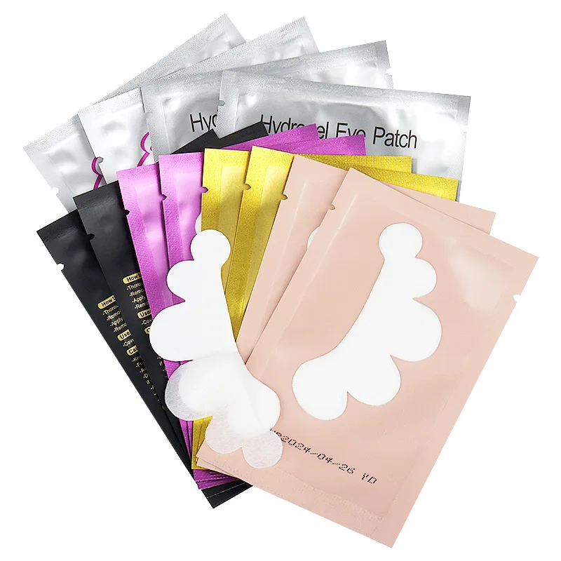 HOT 50 pair Grafting Lash Flower Clouds Patches Gel Eye Pads Eyelash Extension Paper Patches Eye Tips Sticker Wraps Makeup Tools