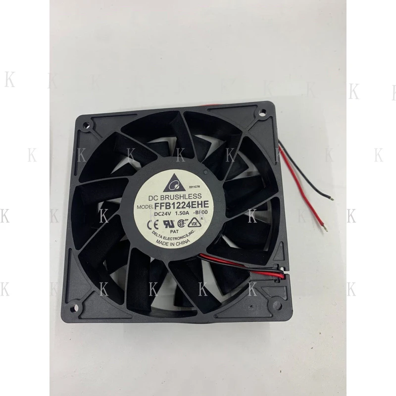 C   1PC new FOR  FFB1224EHE 2 wires  12038 24V 1.5A fan #xz
