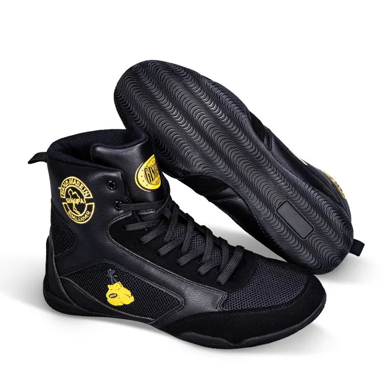 

2026 New Arrival Wrestling Shoes Men Anti-Slip Boxing Shoes for Mens Unisex Fighting Shoes for Men High Top Gym Training Shoe