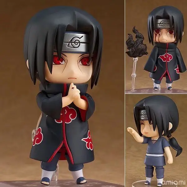 

10cm Cute Anime Naruto Figures Akatsuki Uchiha Itachi 820 PVC Action Figures Statue Collection Model Kids Toys Doll Gifts