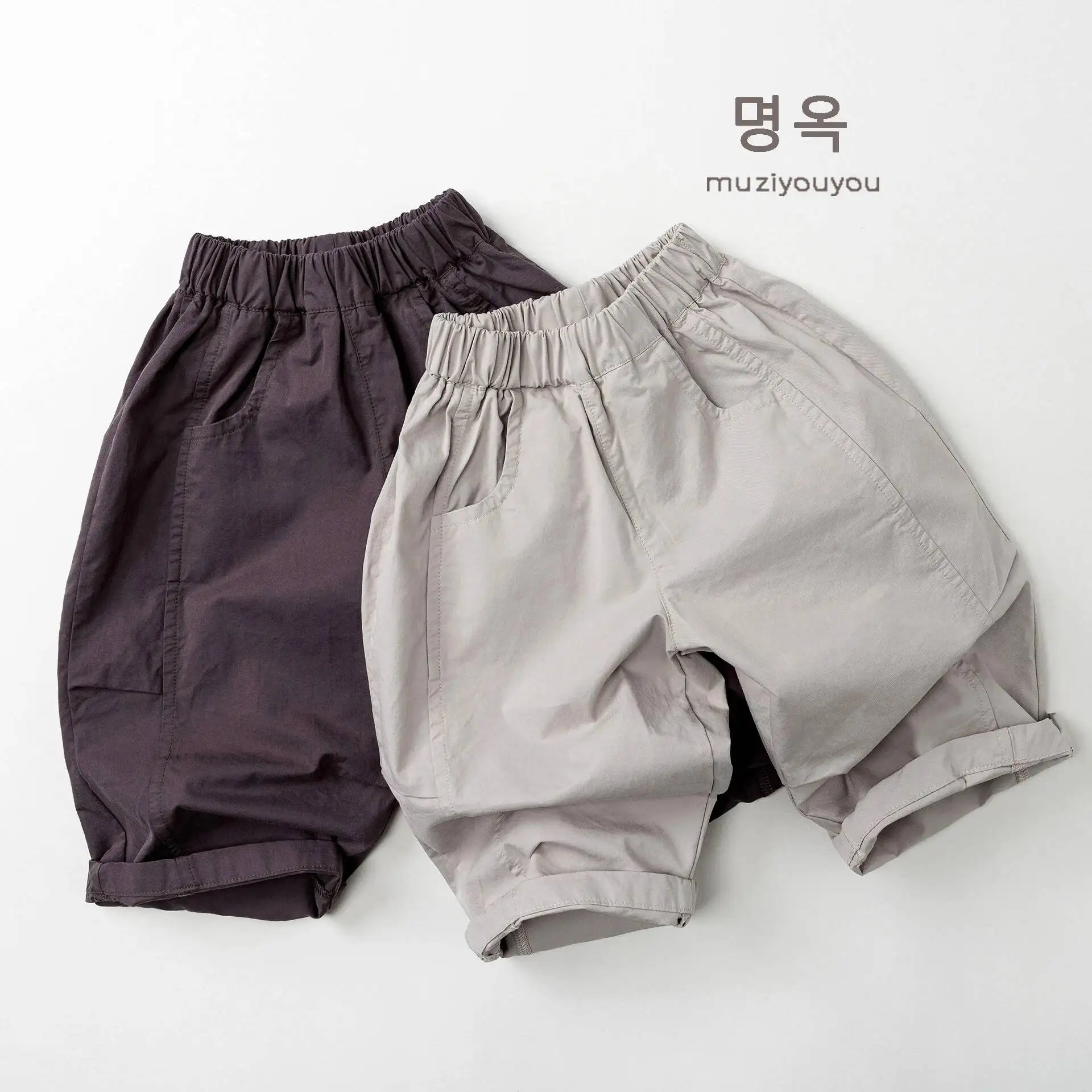 Frühling Sommer Kinderhosen 1-8 Jahre Jungen Mädchen Baumwolle Dünn Gespleißte Lockere Gerade Hosen Koreanische Kleinkind-Hosen für Kinderkleidung – Detail 6
