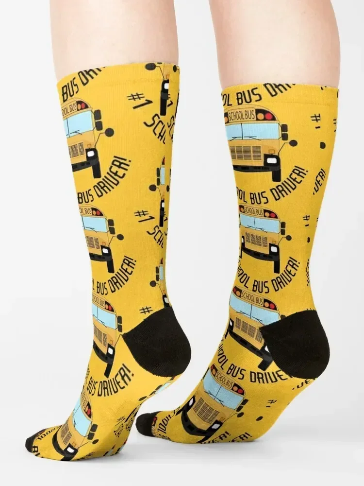 School Bus Driver | #1 Socks compression happy valentine gift ideas christmas gift Boy Child Socks Women's