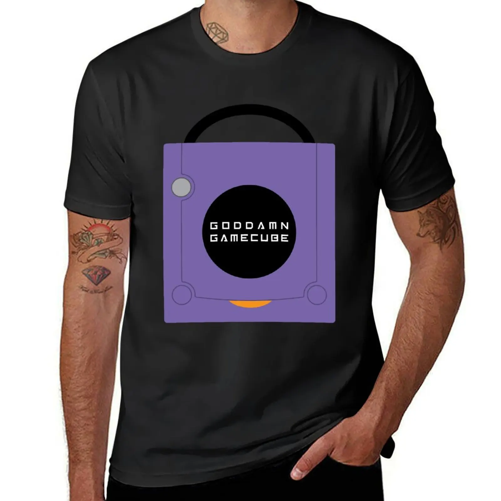 Goddamn Gamecube Podcast Official T-Shirt customs vintage Aesthetic clothing mens funny t shirts