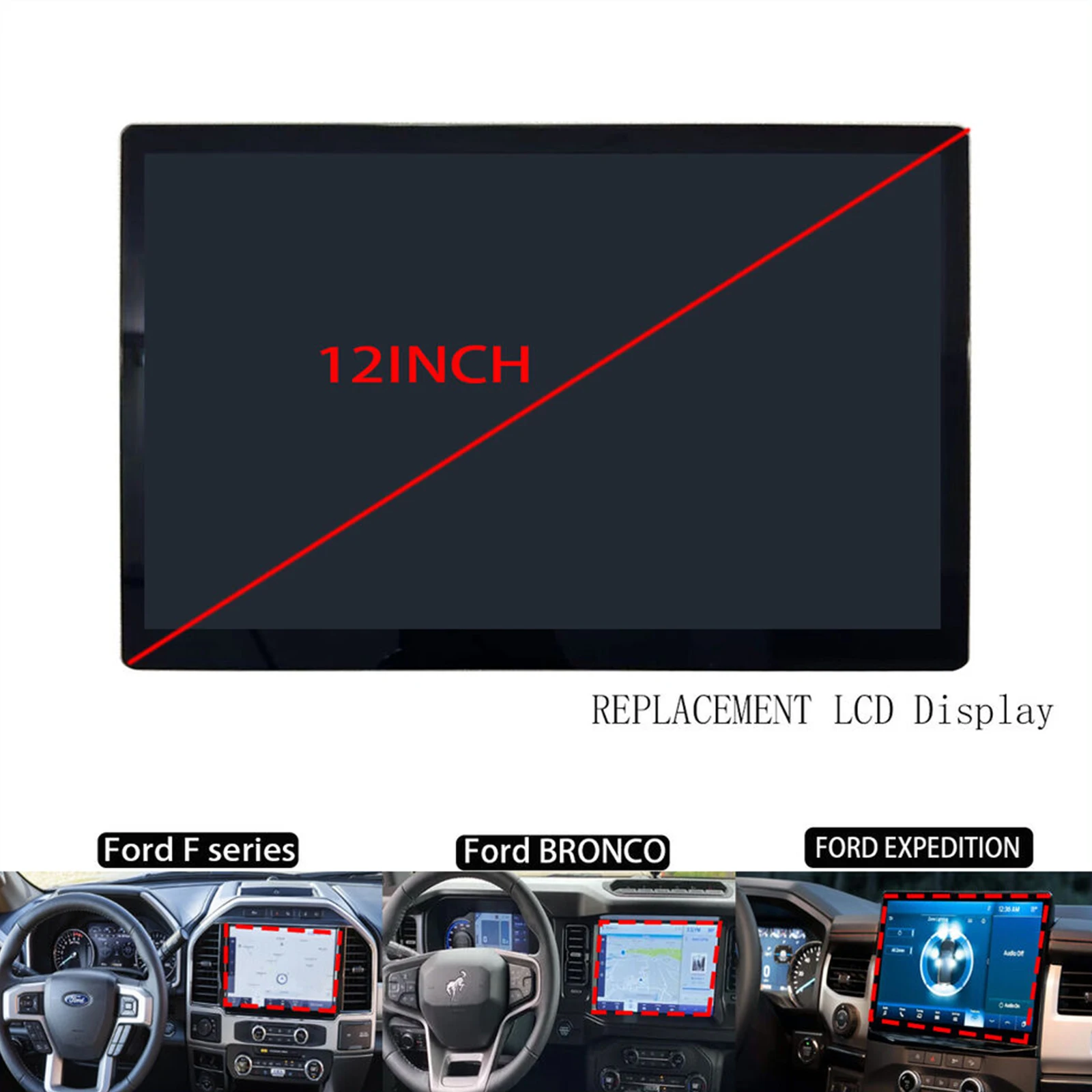 Artudatech 12-calowy wyświetlacz z nawigacją radiową SYNC 4 dla FORD F150 F-150 F250 2021 2022 2023 2024